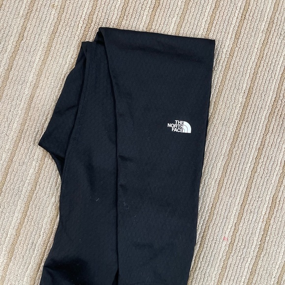 The north face web design fabric black exercise legging size M - Picture 2 of 11